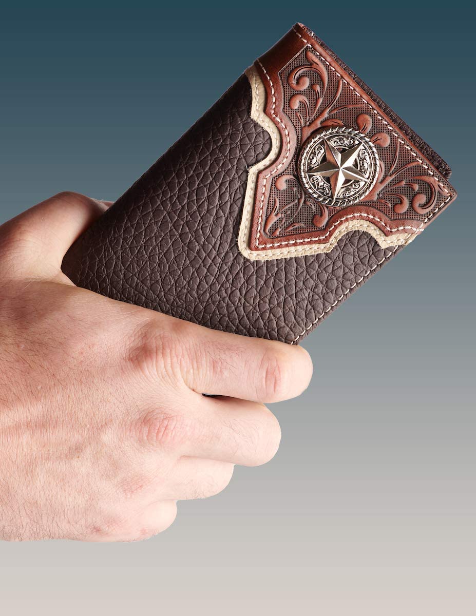 Men's Western Leather Wallets, Rodeo, Cowboy